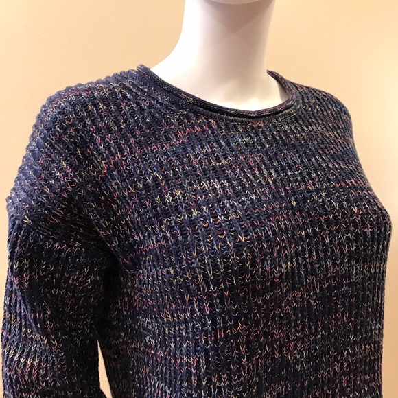 Gap Sweater NEW Womens Size XS Extra Small Northern Lights Blue Cotton Pullover - Picture 5 of 14